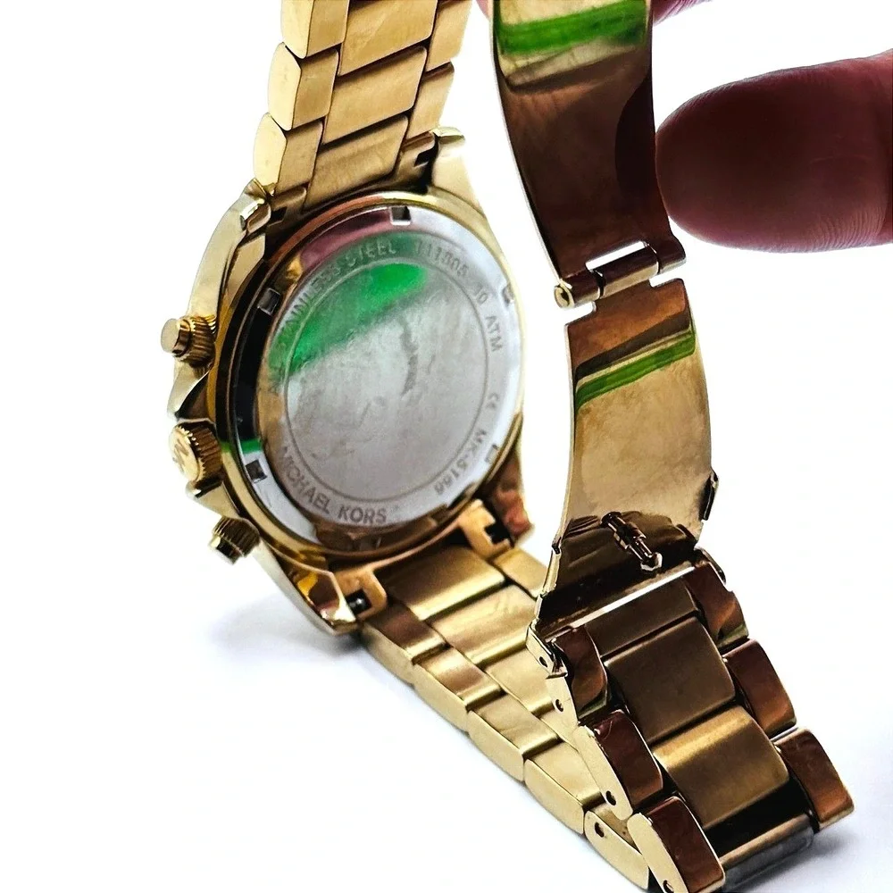 Michael Kors MK5166 Golden Runway Chronograph Crystal Bezel Large Women's‎ Watch